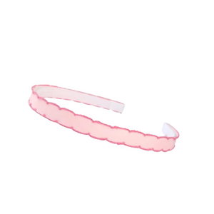 Moon-Stitch Ribbon Headband | Pink